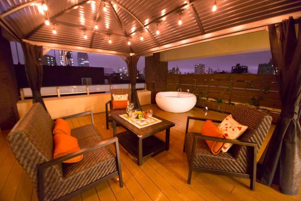דירות טוקיו Oshiage Sky View Terrace Penthouse מראה חיצוני תמונה